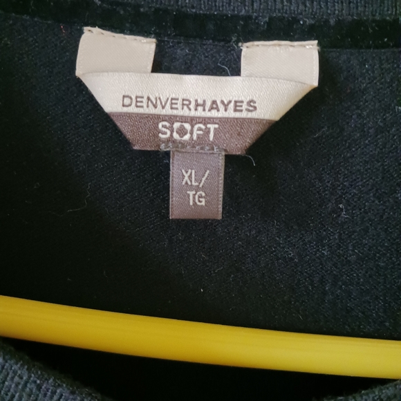 Black Denver Hayes Cardigan - Picture 3 of 7